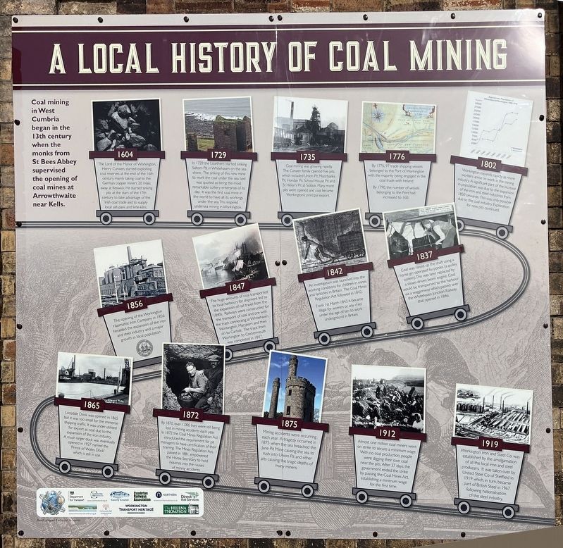 A Local History of Coal Mining Marker image. Click for full size.
