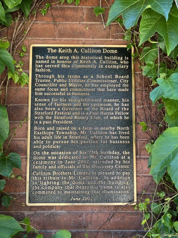 The Keith A. Culliton Dome Marker image. Click for full size.