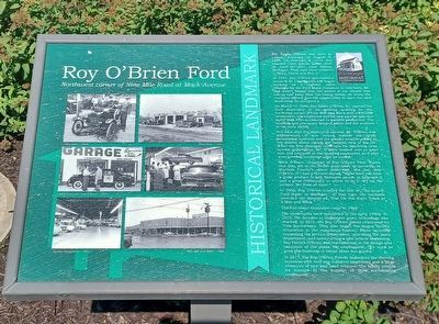 Roy O'Brien Ford Marker image. Click for full size.