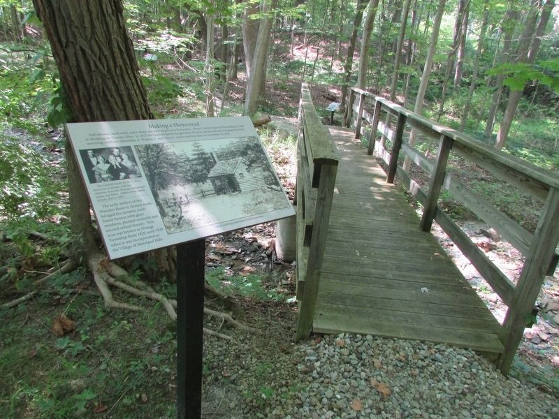 Making a Homestead Marker. Click for full size. Making a Homestead Marker image. Click for full size.