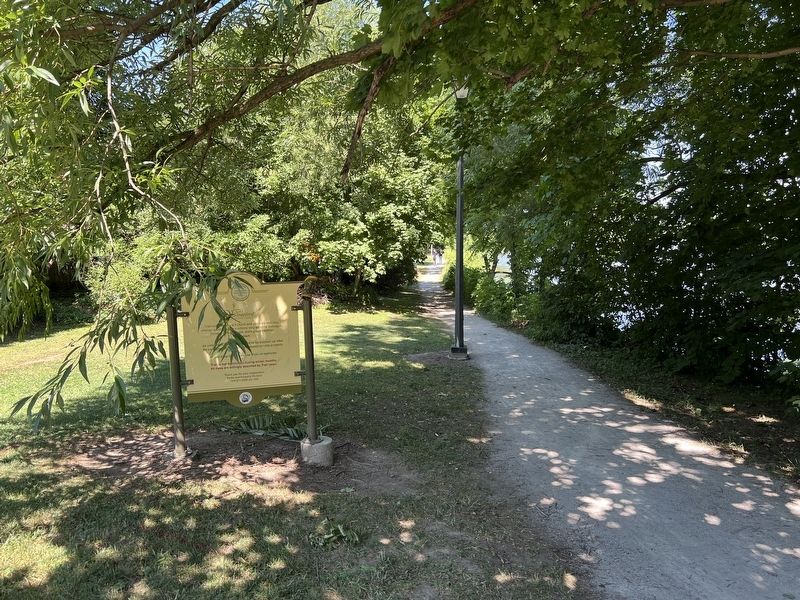 Entrance to the Northshore Recreation Trail from Waterloo Street North image. Click for full size.