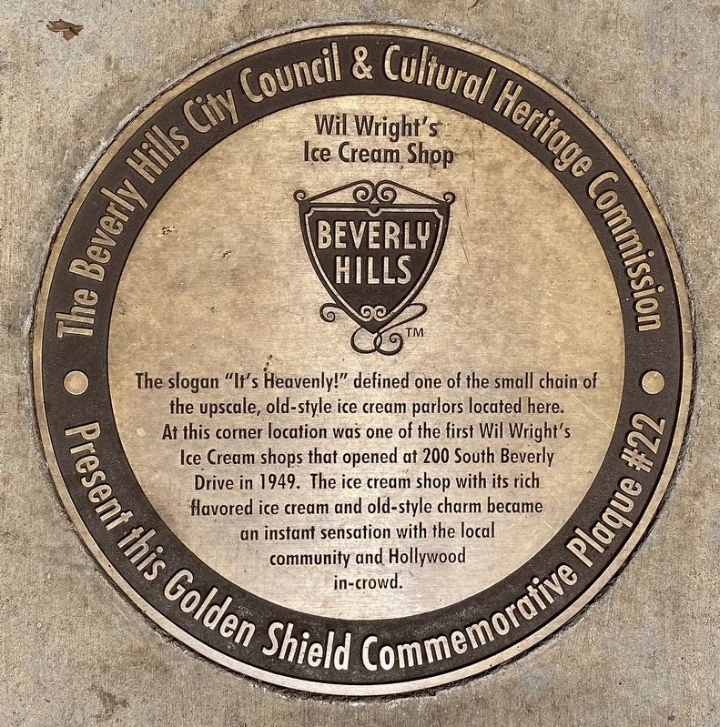 Wil Wright’s Ice Cream Shop Marker. Click for full size. Wil Wright’s Ice Cream Shop Marker image. Click for full size.