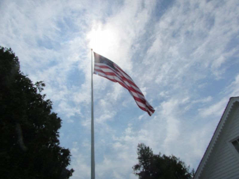 Fort Mackinac Flag image. Click for full size.