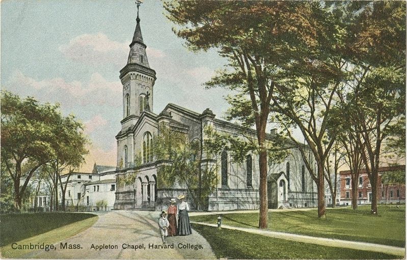 Appleton Chapel, Harvard College. Click for full size. Appleton Chapel, Harvard College image. Click for full size.