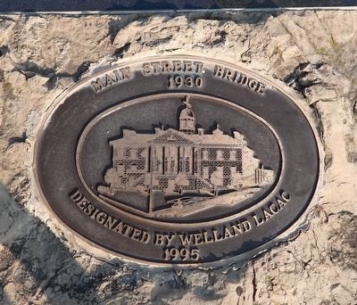 Main Street Bridge 1930 - Marker. Click for full size. Main Street Bridge 1930 - Marker image. Click for full size.