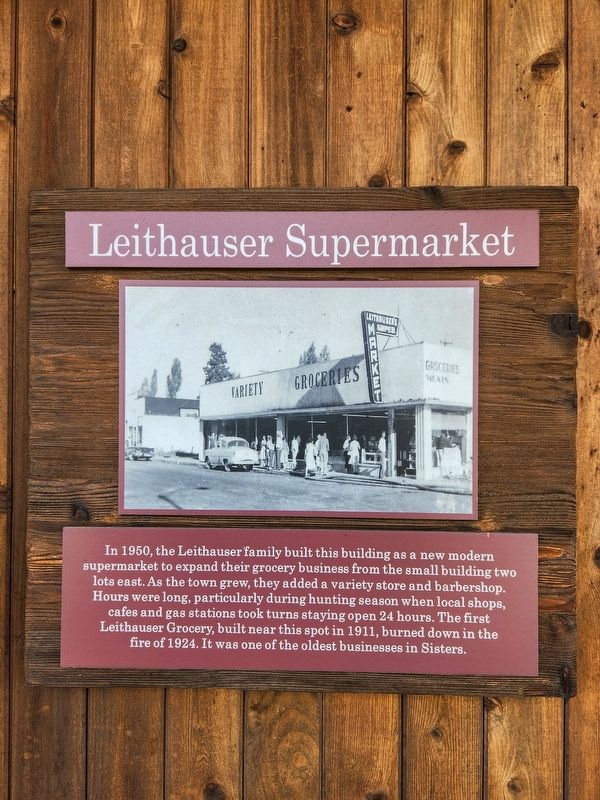 Leithauser Supermarket Marker. Click for full size. Leithauser Supermarket Marker image. Click for full size.