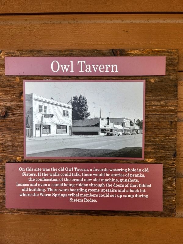 Owl Tavern Marker image. Click for full size.