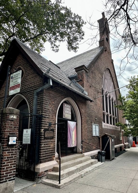 St. Marys Episcopal Church and marker. Click for full size. St. Marys Episcopal Church and marker image. Click for full size.