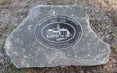 Welland Canal Second Aqueduct Marker. Click for full size. Welland Canal Second Aqueduct Marker image. Click for full size.