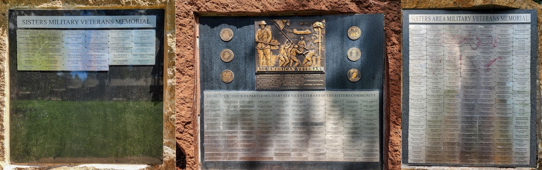 All American Veterans Memorial. Click for full size. All American Veterans Memorial image. Click for full size.