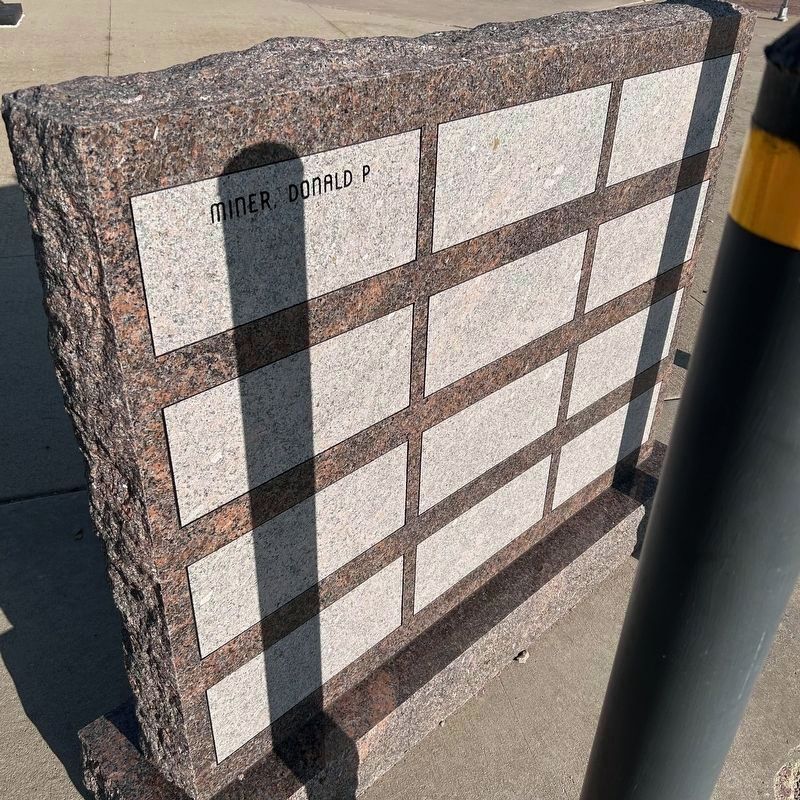 Beadle County Veterans Memorial, Left Wall 1 (Back) image. Click for full size.