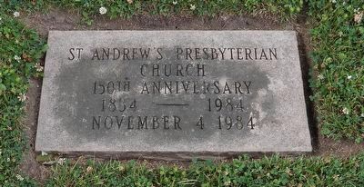 St. Andrew's Presbyterian Church Marker image. Click for full size.