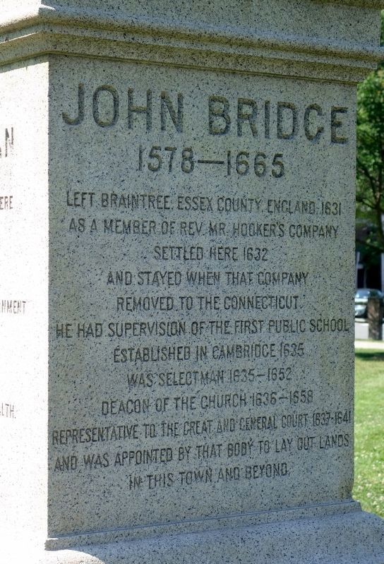 John Bridge Monument image. Click for full size.