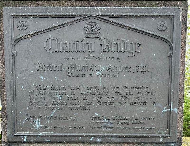 Chantry Bridge Marker image. Click for full size.