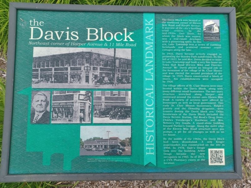 the Davis Block Marker image. Click for full size.