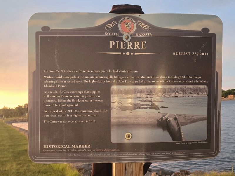 Pierre Marker. Click for full size. Pierre Marker image. Click for full size.