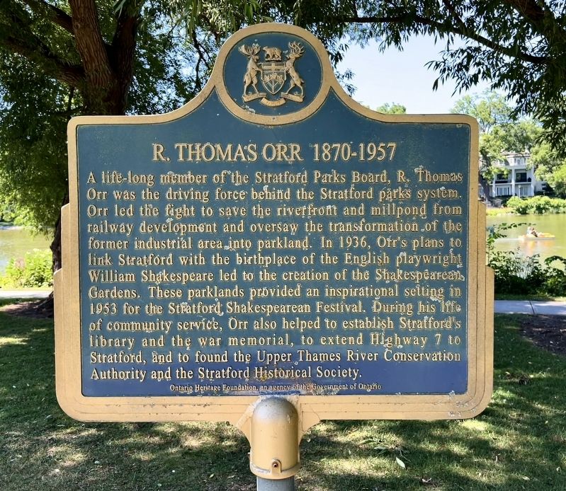 R. Thomas Orr 1870-1957 Marker image. Click for full size.