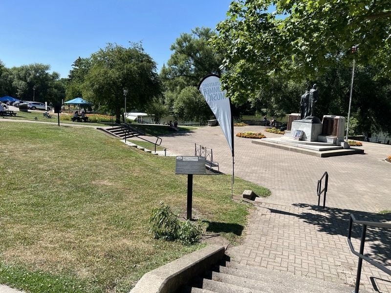 The Saving of the Stratford Parks Marker image. Click for full size.