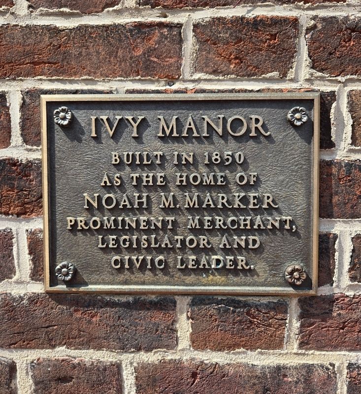 Ivy Manor Marker image. Click for full size.