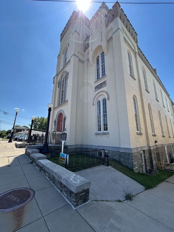 Oswego City Library Marker image. Click for full size.