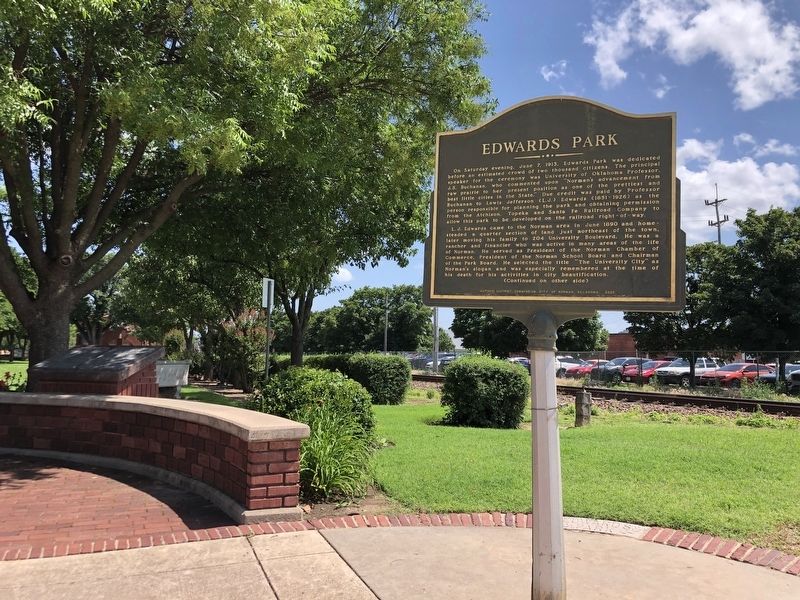 Edwards Park Marker image. Click for full size.