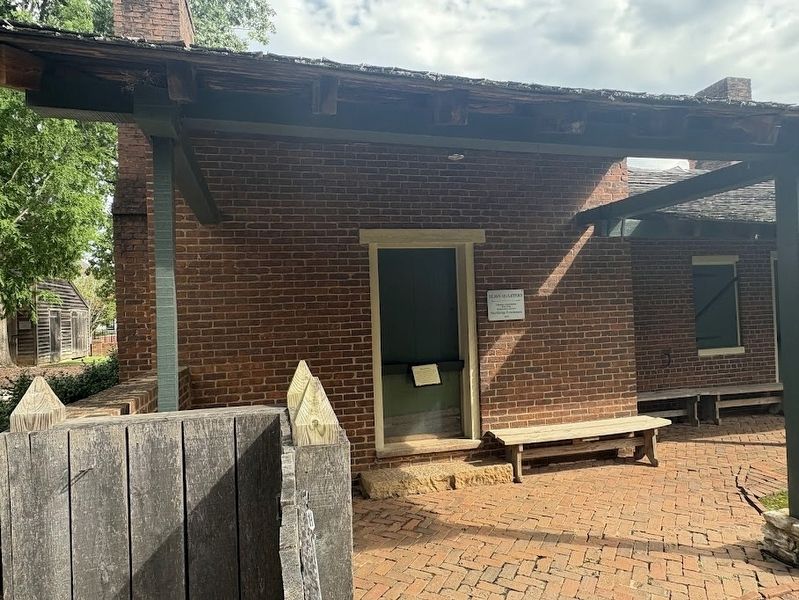 Slave Quarters Marker image. Click for full size.