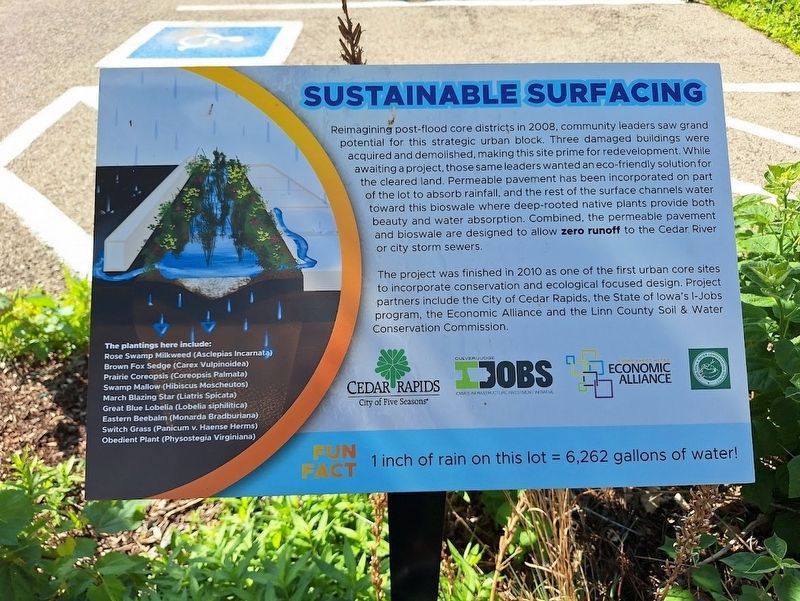 Sustainable Surfacing Marker image. Click for full size.
