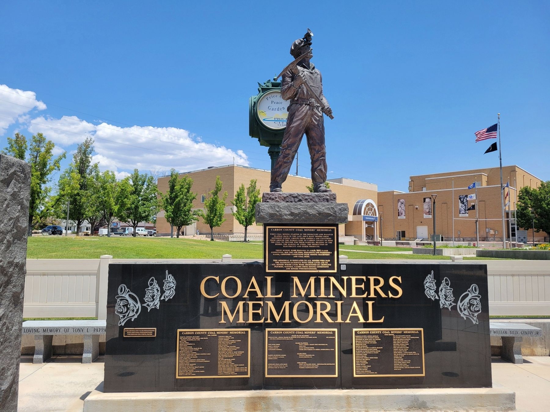 Carbon County Coal Miners' Memorial image. Click for full size.
