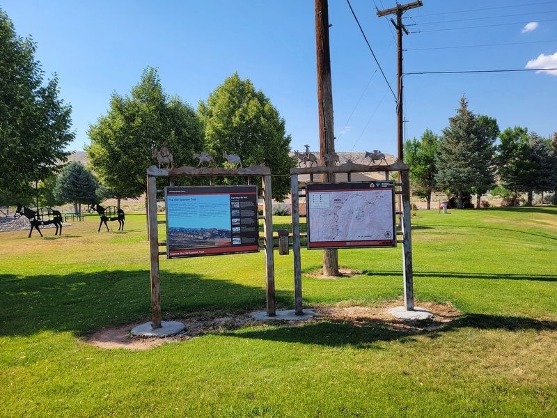 The Old Spanish Trail Marker. Click for full size. The Old Spanish Trail Marker image. Click for full size.