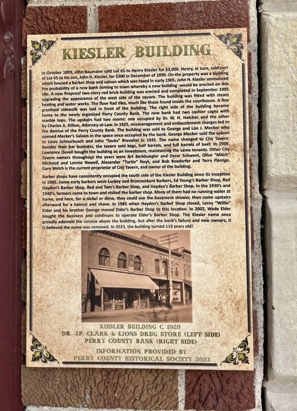 Kiesler Building Marker image. Click for full size.