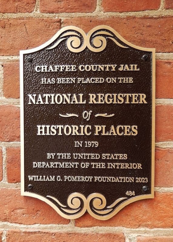Chaffee County Jail Marker image. Click for full size.