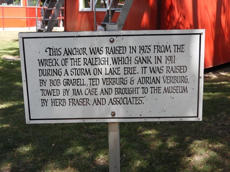 Anchor from the Raleigh Marker image. Click for full size.