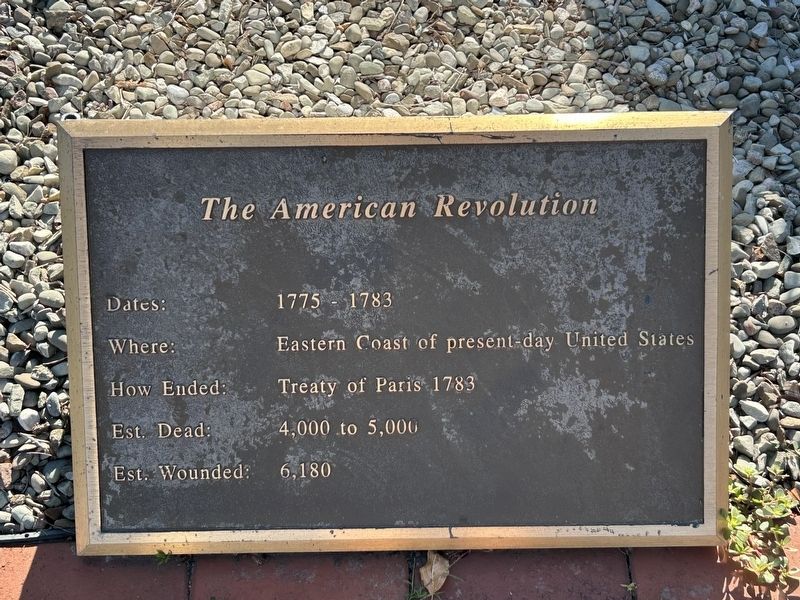 The American Revolution Marker image. Click for full size.
