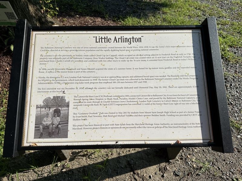 �Little Arlington� Marker image. Click for full size.