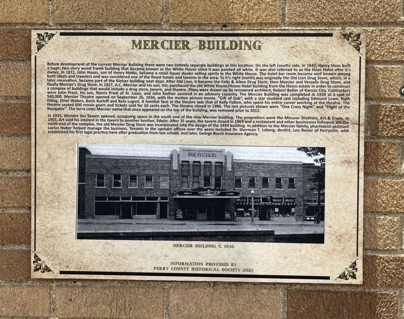 Mercier Building Marker image. Click for full size.
