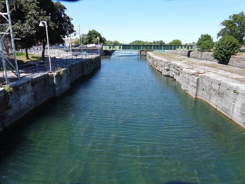 The Second Welland Canal channel. Click for full size. The Second Welland Canal channel image. Click for full size.