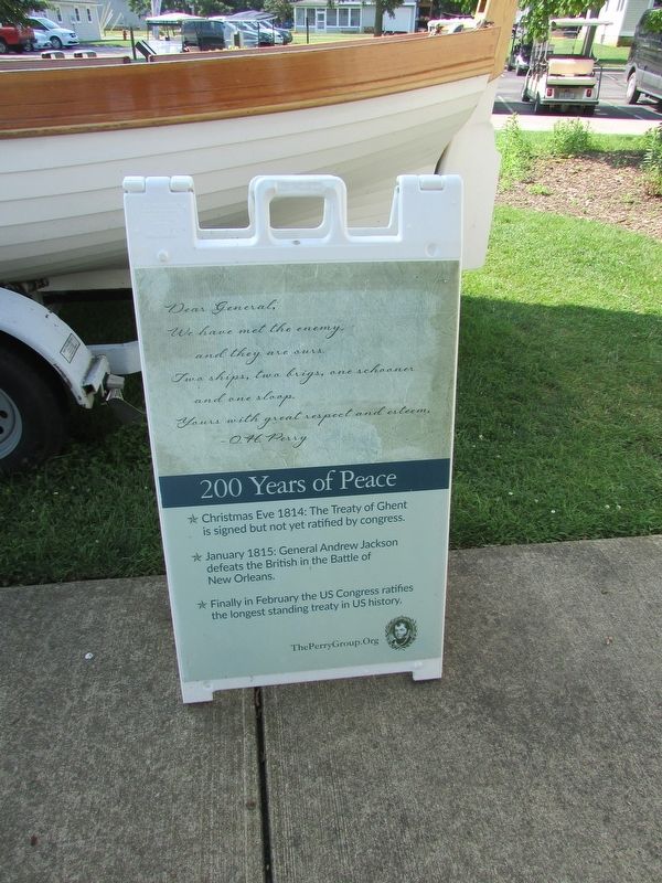 200 Years of Peace Marker image. Click for full size.