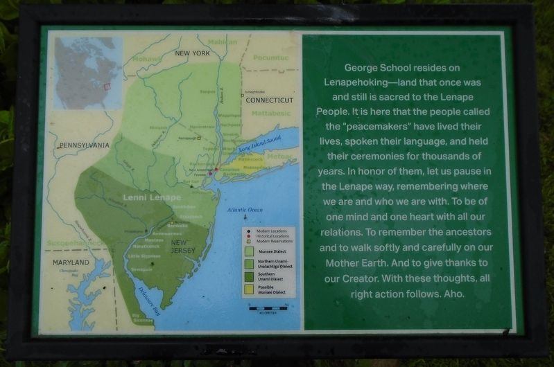 Lenapehoking Marker. Click for full size. Lenapehoking Marker image. Click for full size.