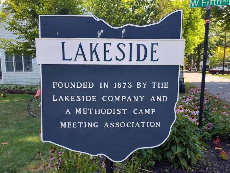 Lakeside Marker. Click for full size. Lakeside Marker image. Click for full size.