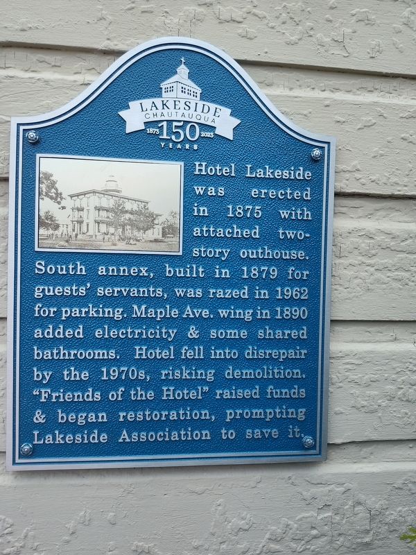 Hotel Lakeside Marker image. Click for full size.