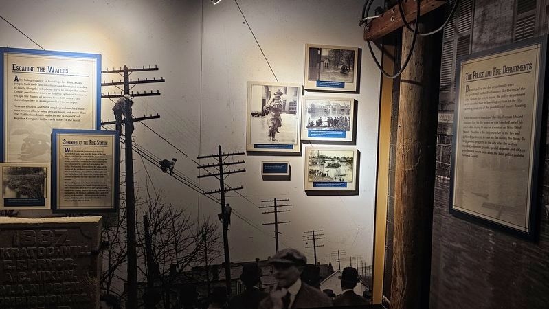 The Great 1913 Flood Exhibit Building image. Click for full size.