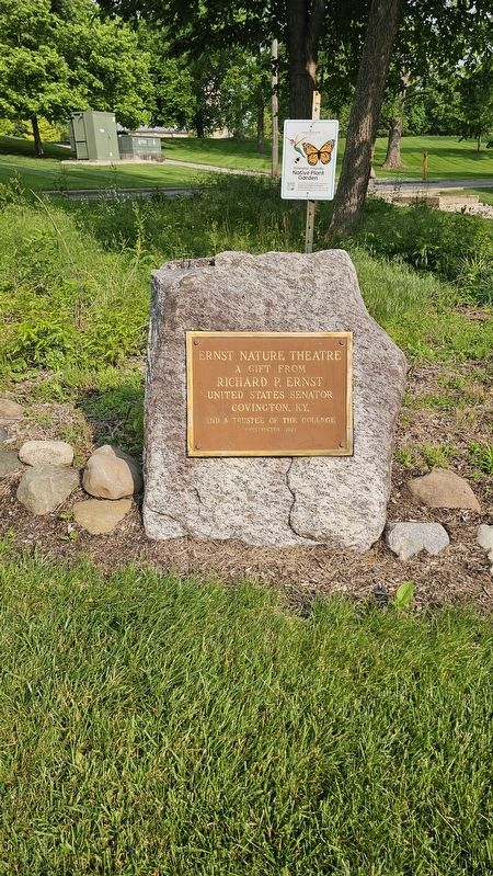 Ernst Nature Theatre Marker image. Click for full size.