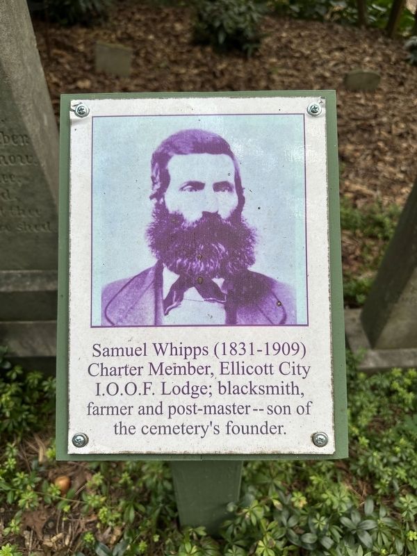 Samuel Whipps Marker. Click for full size. Samuel Whipps Marker image. Click for full size.