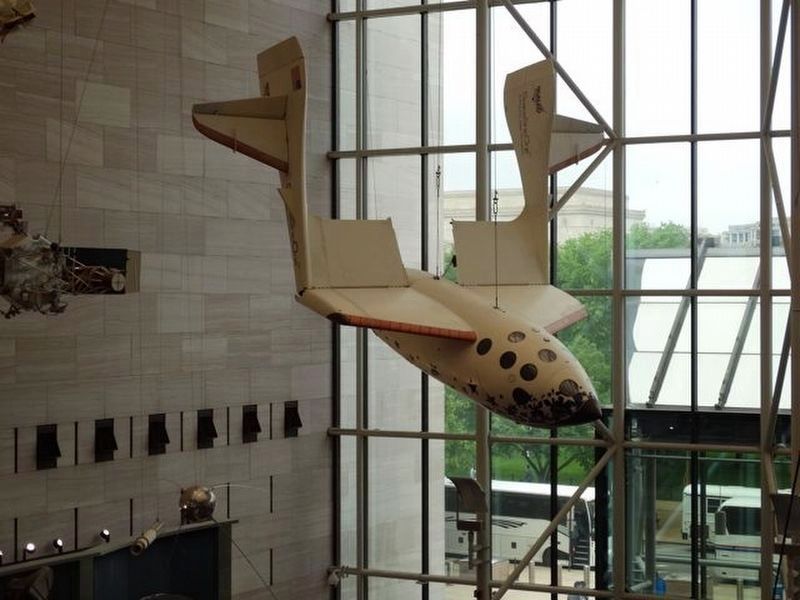 SpaceShipOne. Click for full size. SpaceShipOne image. Click for full size.