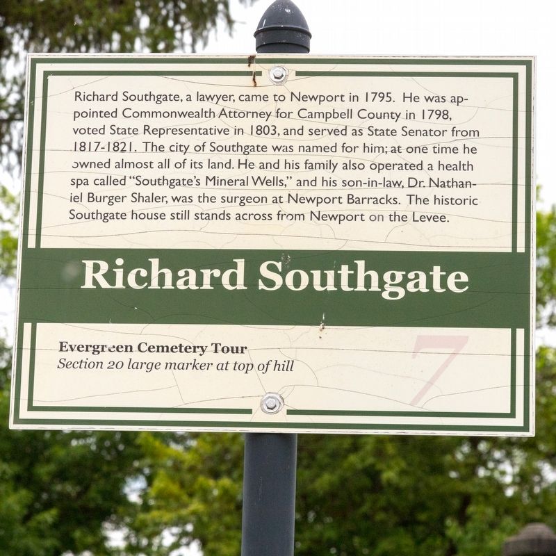 Richard Southgate Marker image. Click for full size.