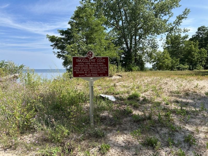 Smugglers’ Cove Marker. Click for full size. Smugglers’ Cove Marker image. Click for full size.