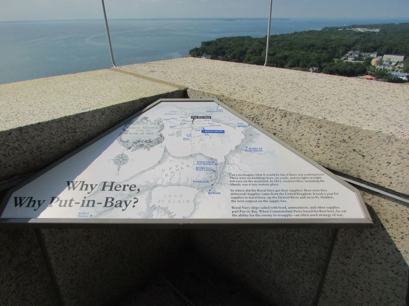 Why here, Why Put-in-Bay? Marker image. Click for full size.