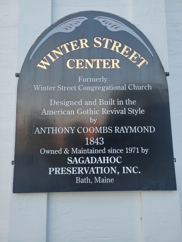 Winter Street Center Marker image. Click for full size.