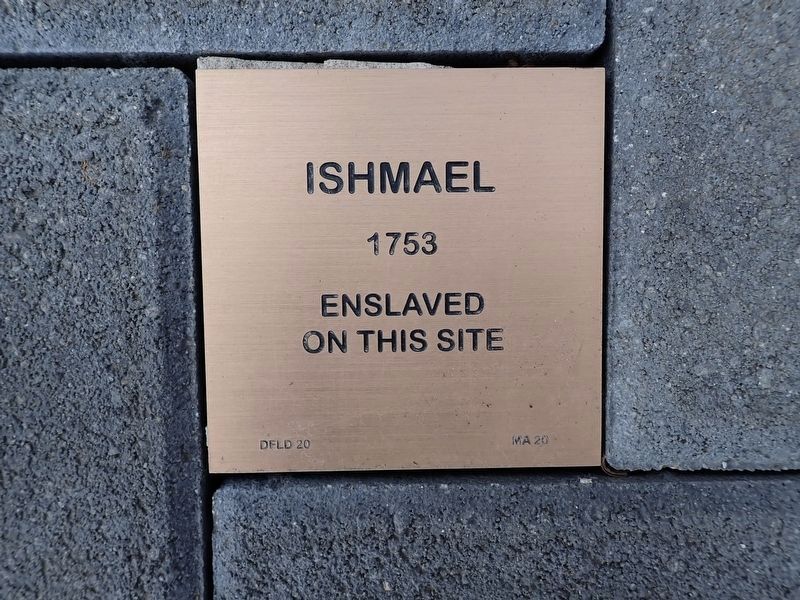 Ishmael Witness Stone image. Click for full size.