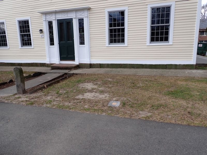 Peter Pur, Alias Pompey Witness Stone image. Click for full size.